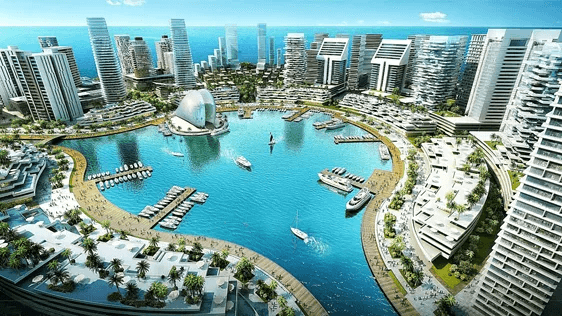 Lagos city view