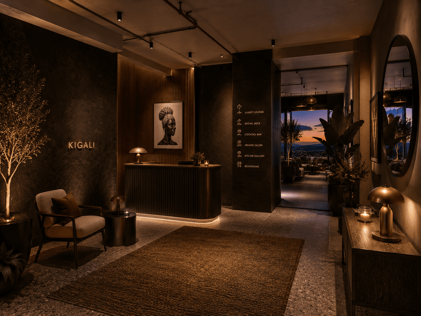 VIA hospitality lobby